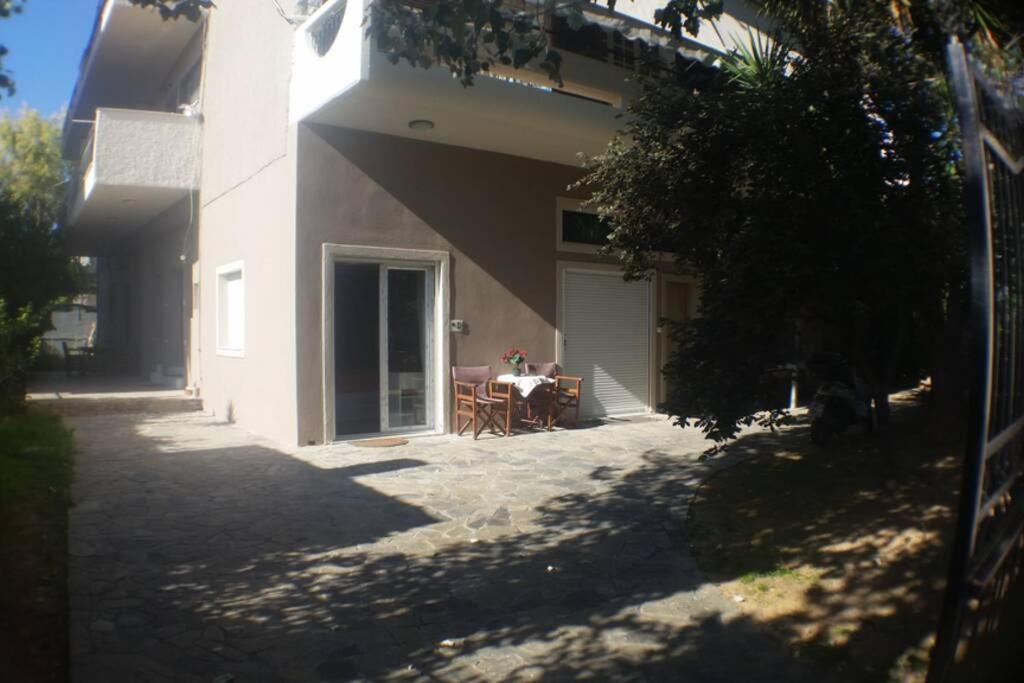 Air Conditioned Studio In Quite Garden With Barbecue Athen Exterior foto
